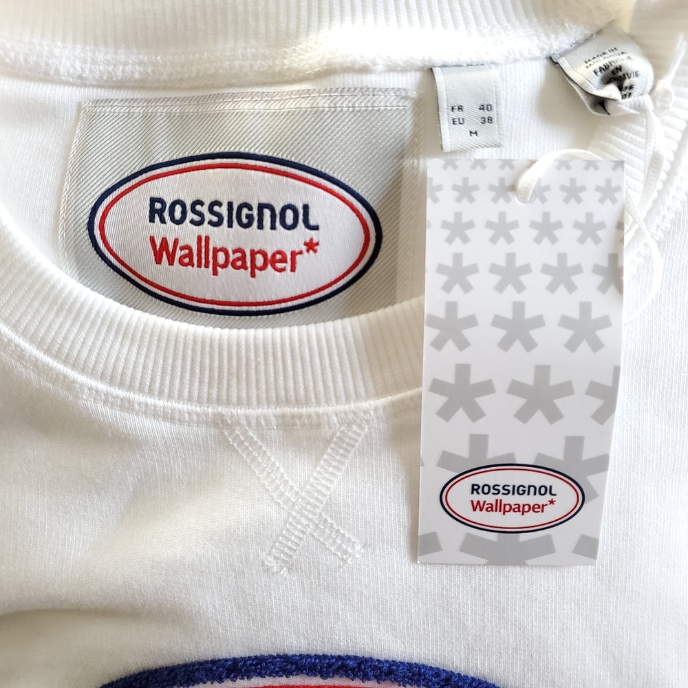 NWT ROSSIGNOL W ASTERISK SWEAT SKI SWEATSHIRT - Picture 7 of 16